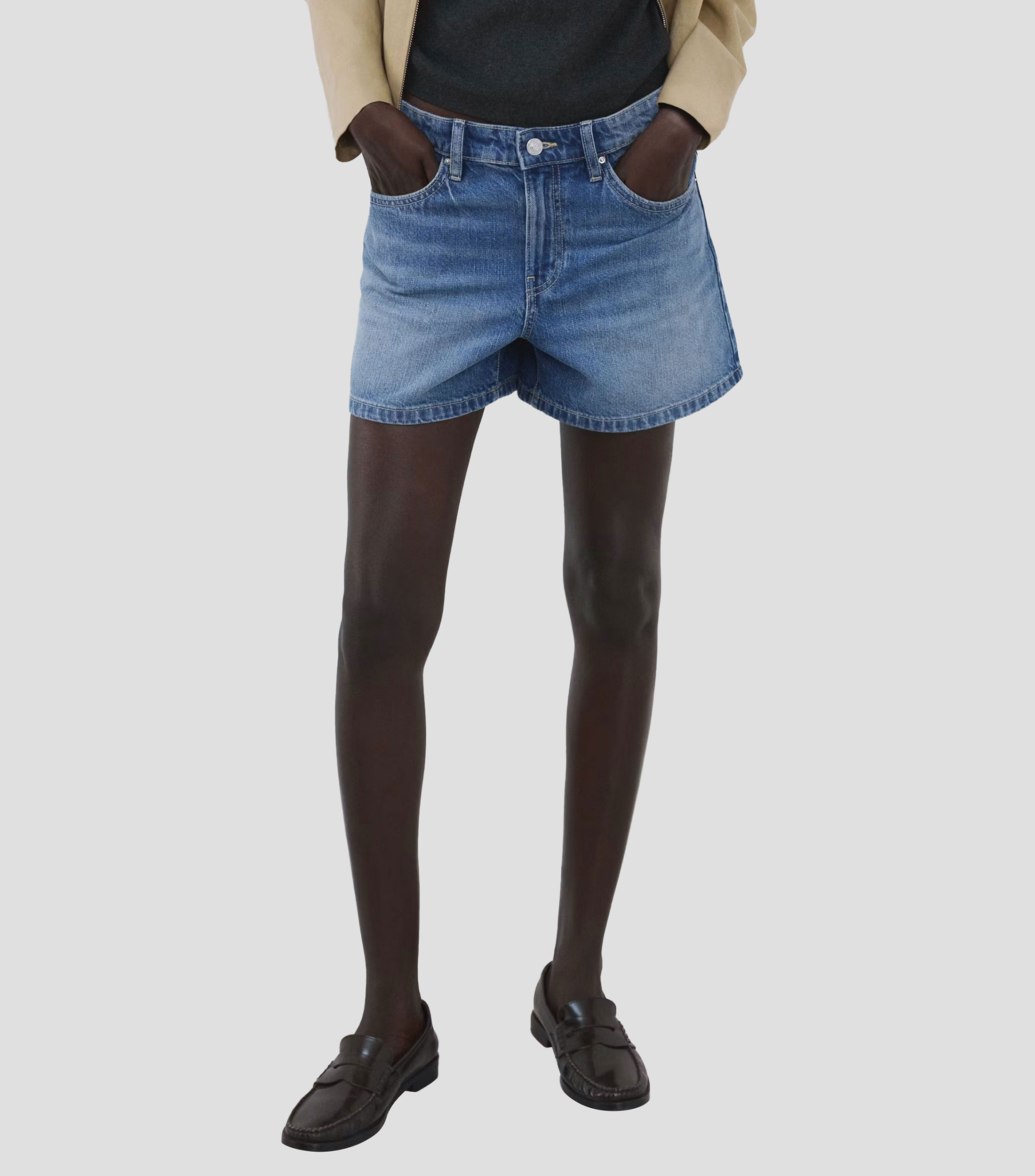 Short deslavado Mujer